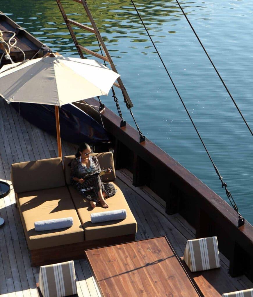 Alila Purnama Alila Purnama Luxury Yacht Indonesia - Main Deck Lounge