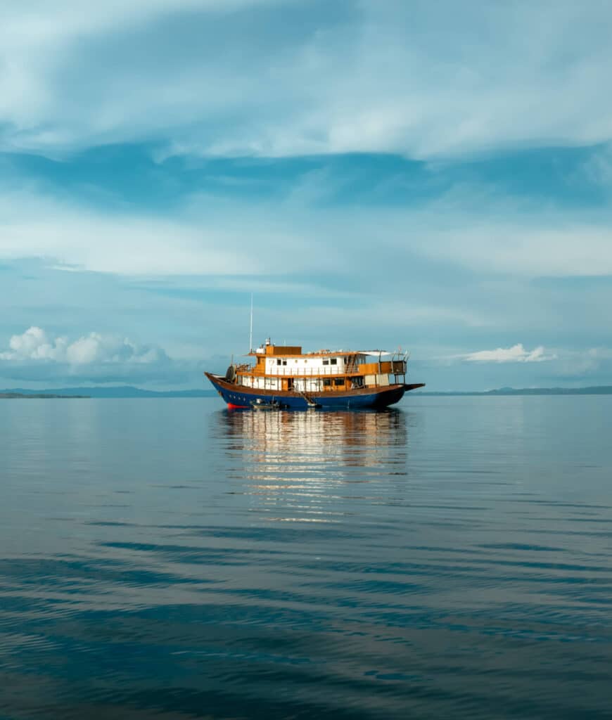 Rascal Luxury Yacht Charter Raja Ampat - MM_Rascal издалека